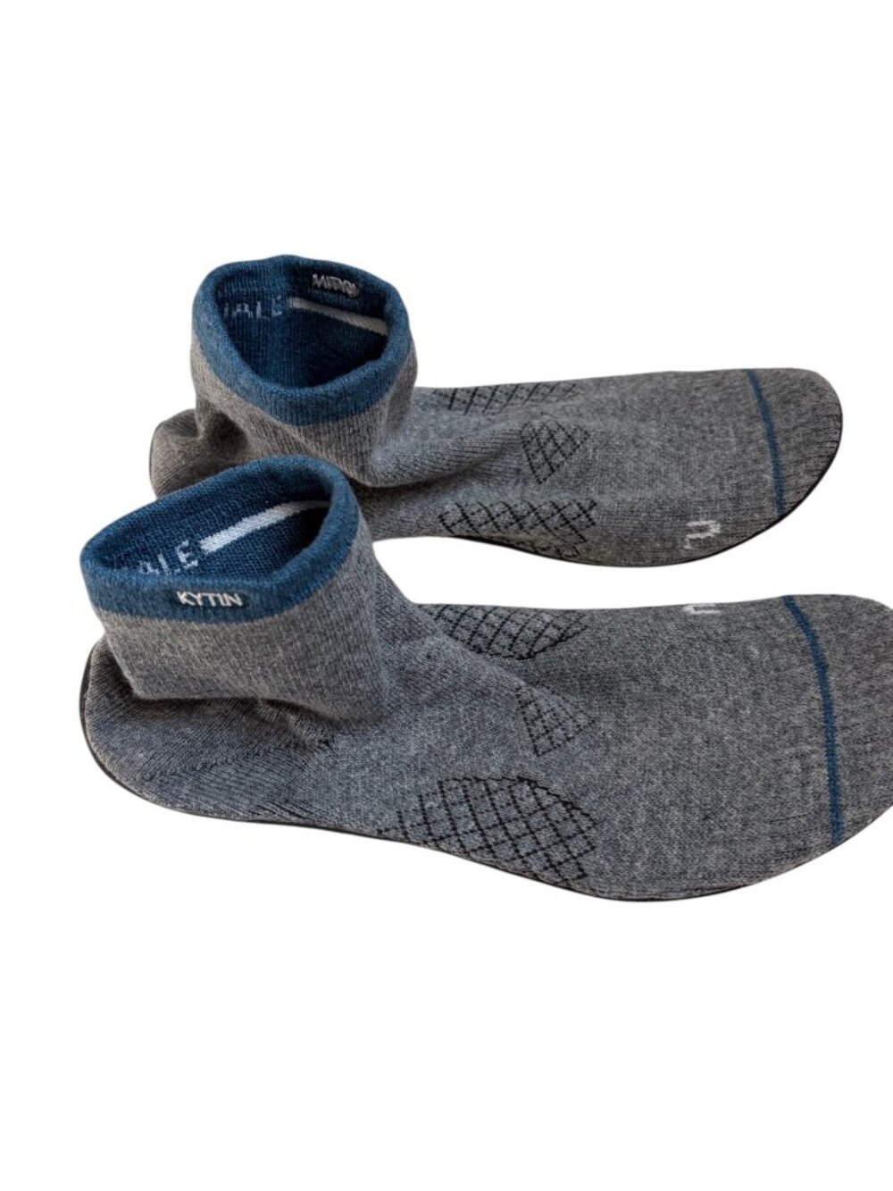 Kytin Men's QTR - Wool (Heather Grey / Black) - Size 11 - Picture 7 of 9